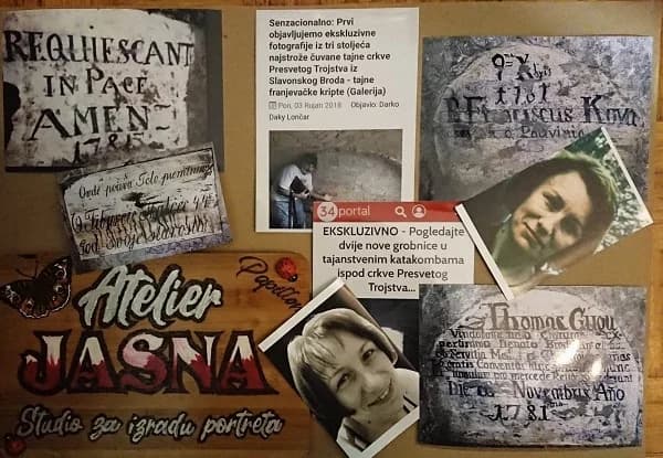 Atelier Jasna Lovaković- pogledajte ekskluzivne fotografije iz tri stoljeća najstrože čuvane tajne Crkve Presvetog Trojstva, tajne franjevačke kripte
