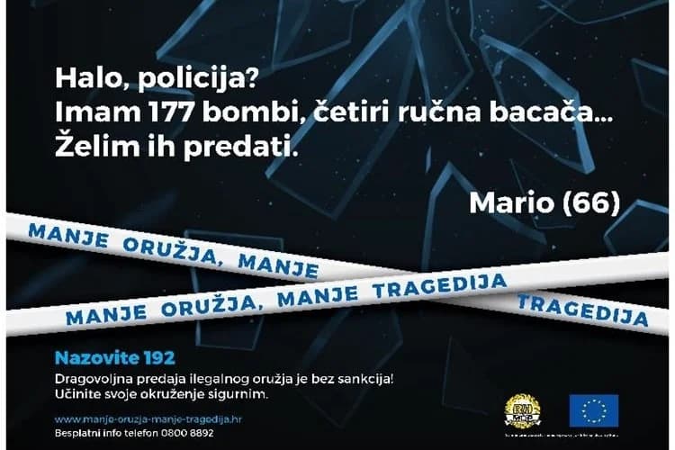 Manje oružja, manje tragedija