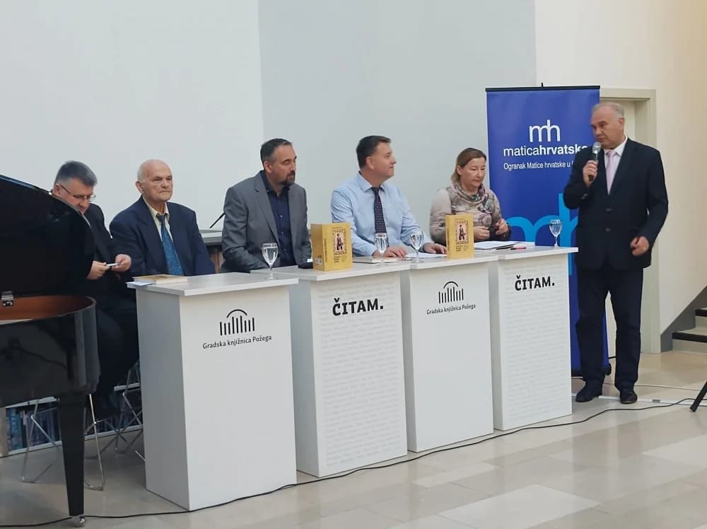 Predstavljanje knjige Stojana Raguža u organizaciji Gradske knjižnice Požega i Ogranka MH u Požegi