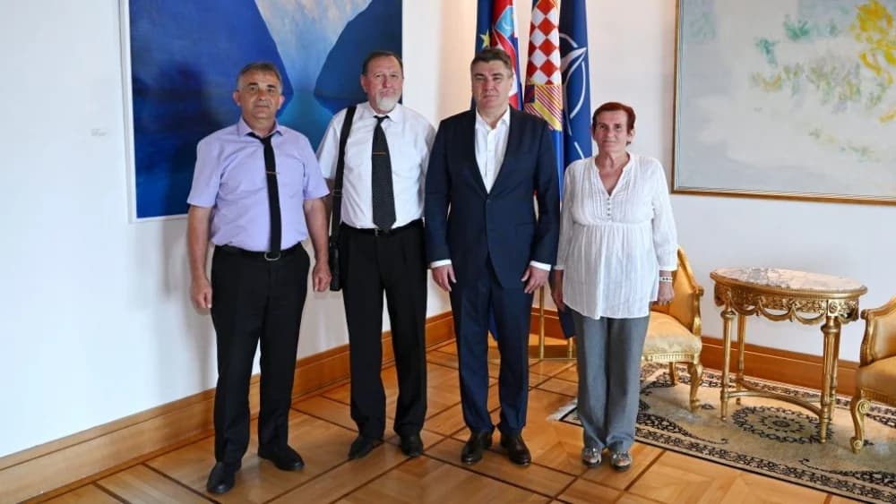 NA PANTOVČAKU: Predsjednik Milanović ugostio Brođane, objavljeni detalji