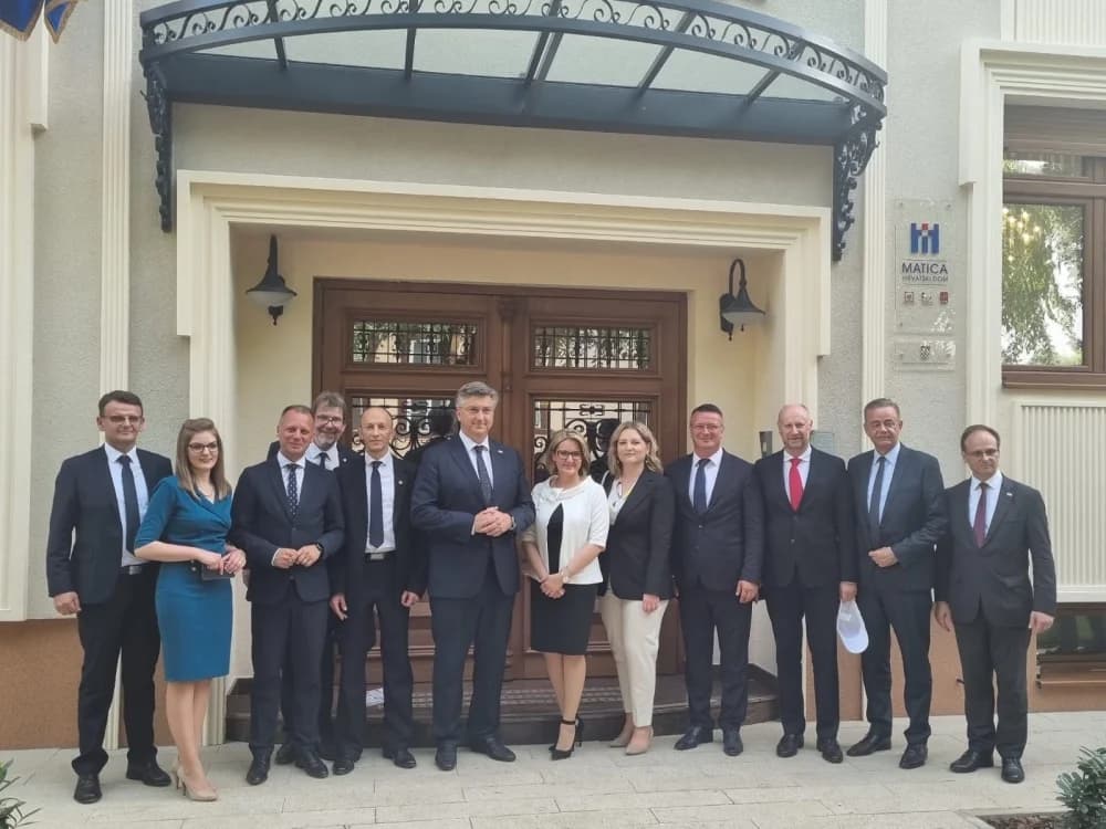 U Srbiji sa Plenkovićem bio i župan Marušić