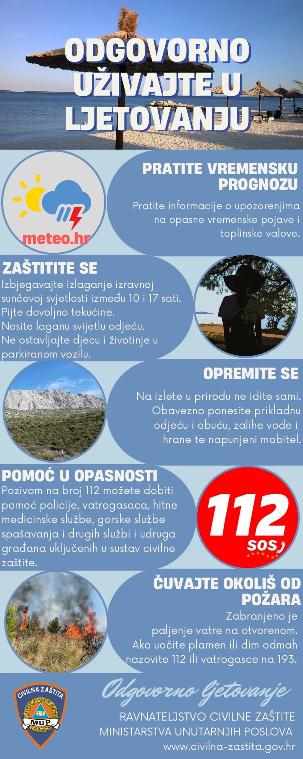 CIVILNA ZAŠTITA: Uživajte u ’Odgovornom ljetovanju’