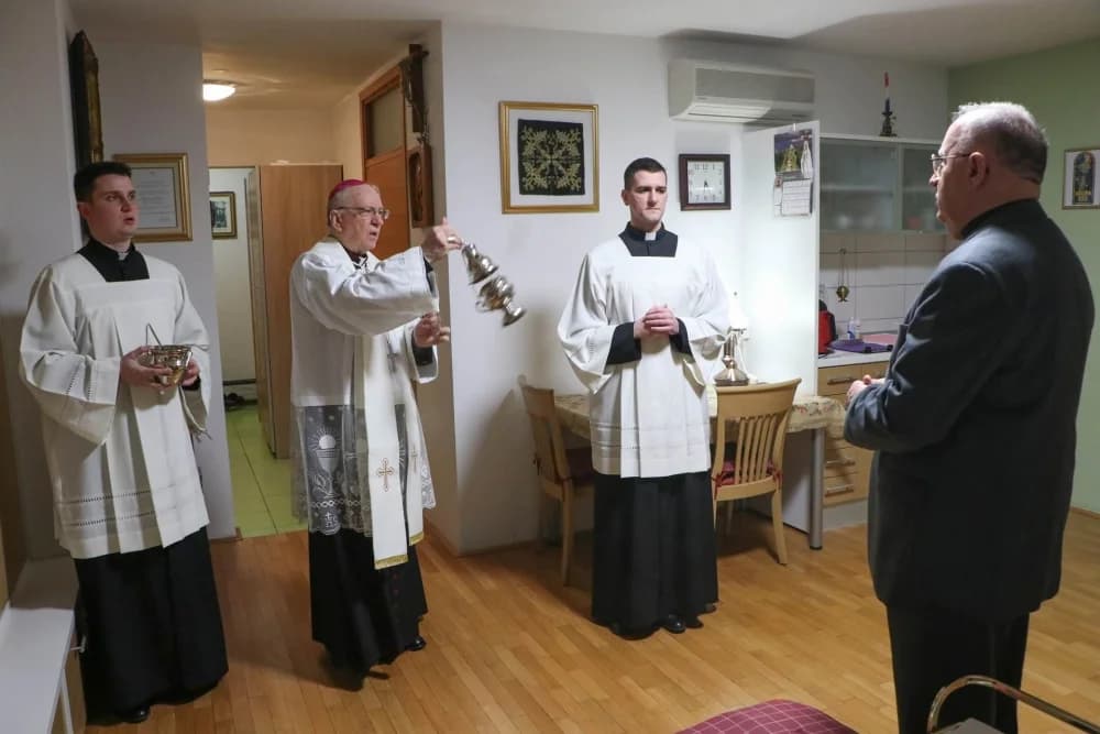BožićnI blagoslov Doma pape Ivana Pavla II. u Požegi