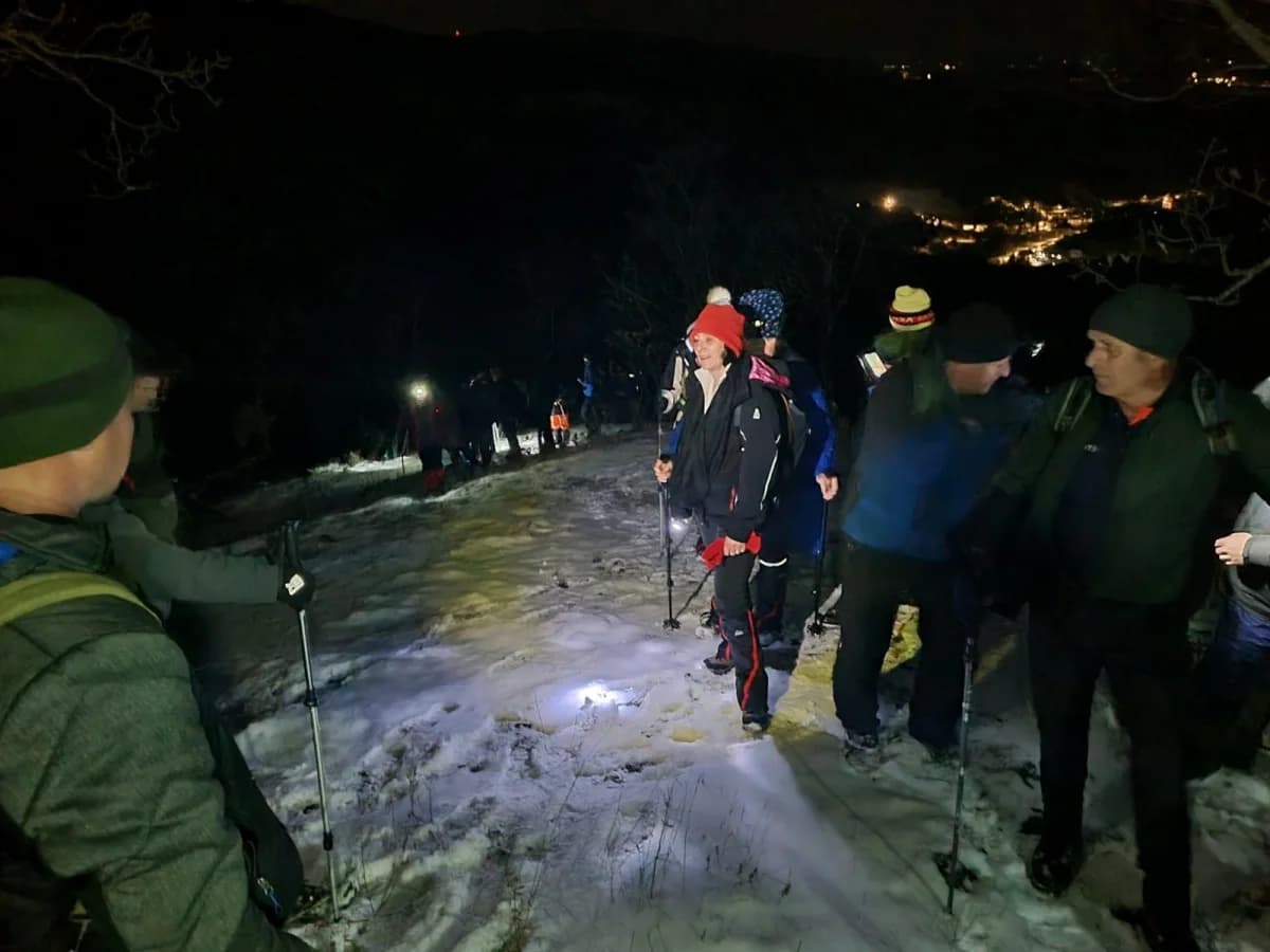 FOTO: HPD Gojzerica - Noćni izlet na Mališćak