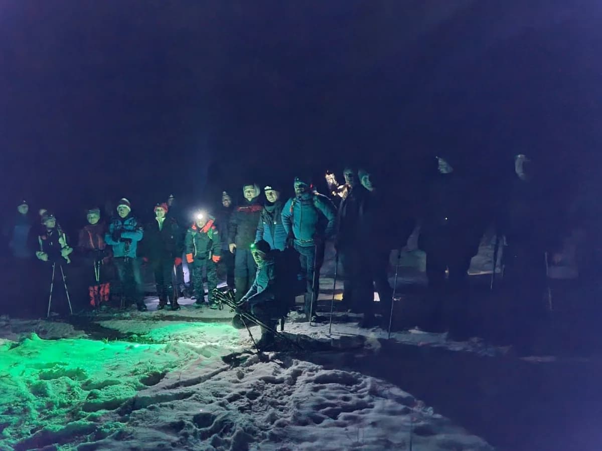 FOTO: HPD Gojzerica - Noćni izlet na Mališćak