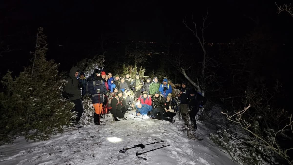 FOTO: HPD Gojzerica - Noćni izlet na Mališćak