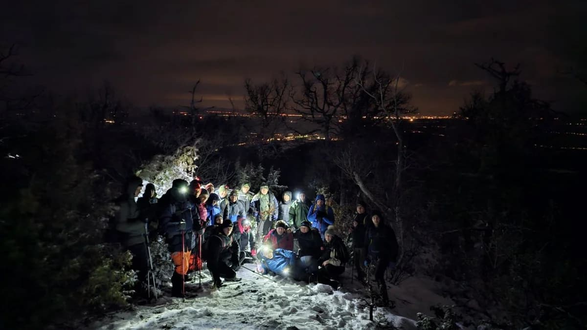 FOTO: HPD Gojzerica - Noćni izlet na Mališćak