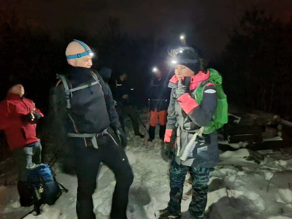 FOTO: HPD Gojzerica - Noćni izlet na Mališćak