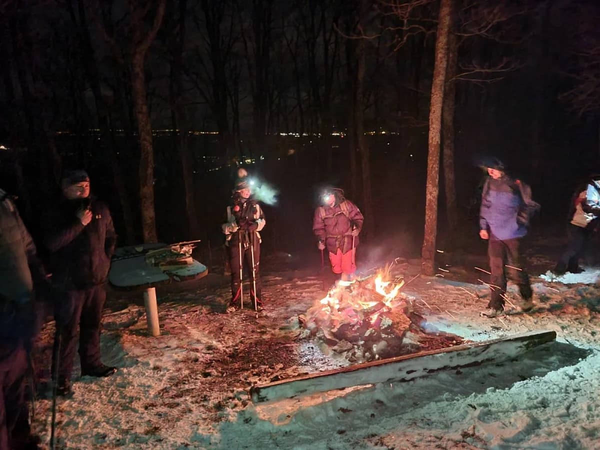 FOTO: HPD Gojzerica - Noćni izlet na Mališćak