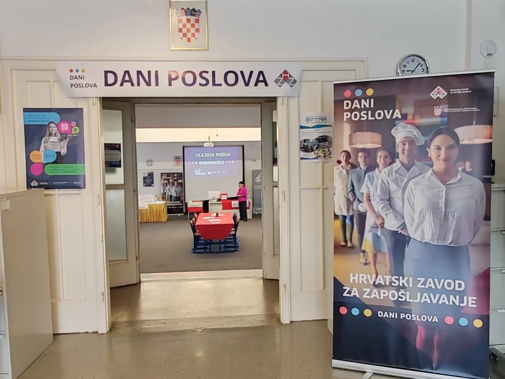 Dan poslova u Požegi: Susret poslodavaca i potencijalnih zaposlenika privukao gotovo 500 posjetitelja
