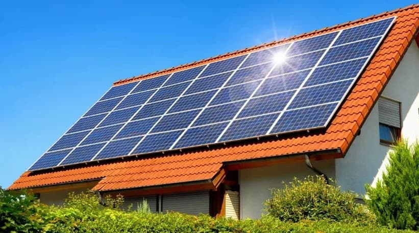 Solarni paneli- ilustracija