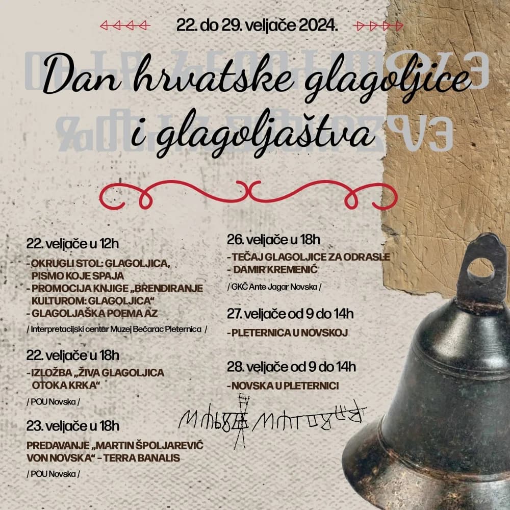 Pleternica&Novska: Dani hrvatske glagoljice i glagoljaštva