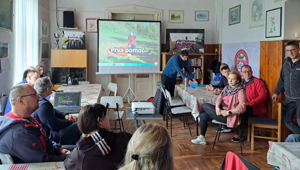 Vježba Stanice planinarskih vodiča Slavonija
