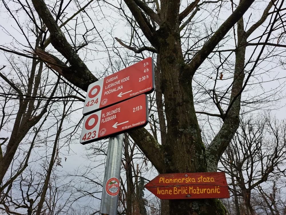 Vježba Stanice planinarskih vodiča Slavonija