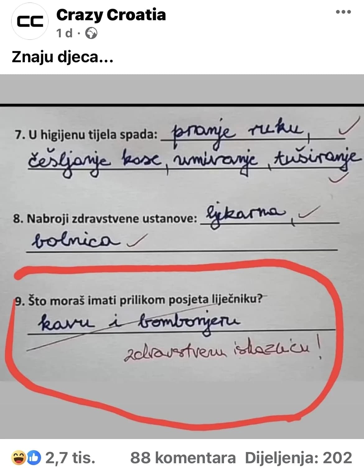OVO JE HIT! ’Što moraš imati prilikom posjete liječniku?’