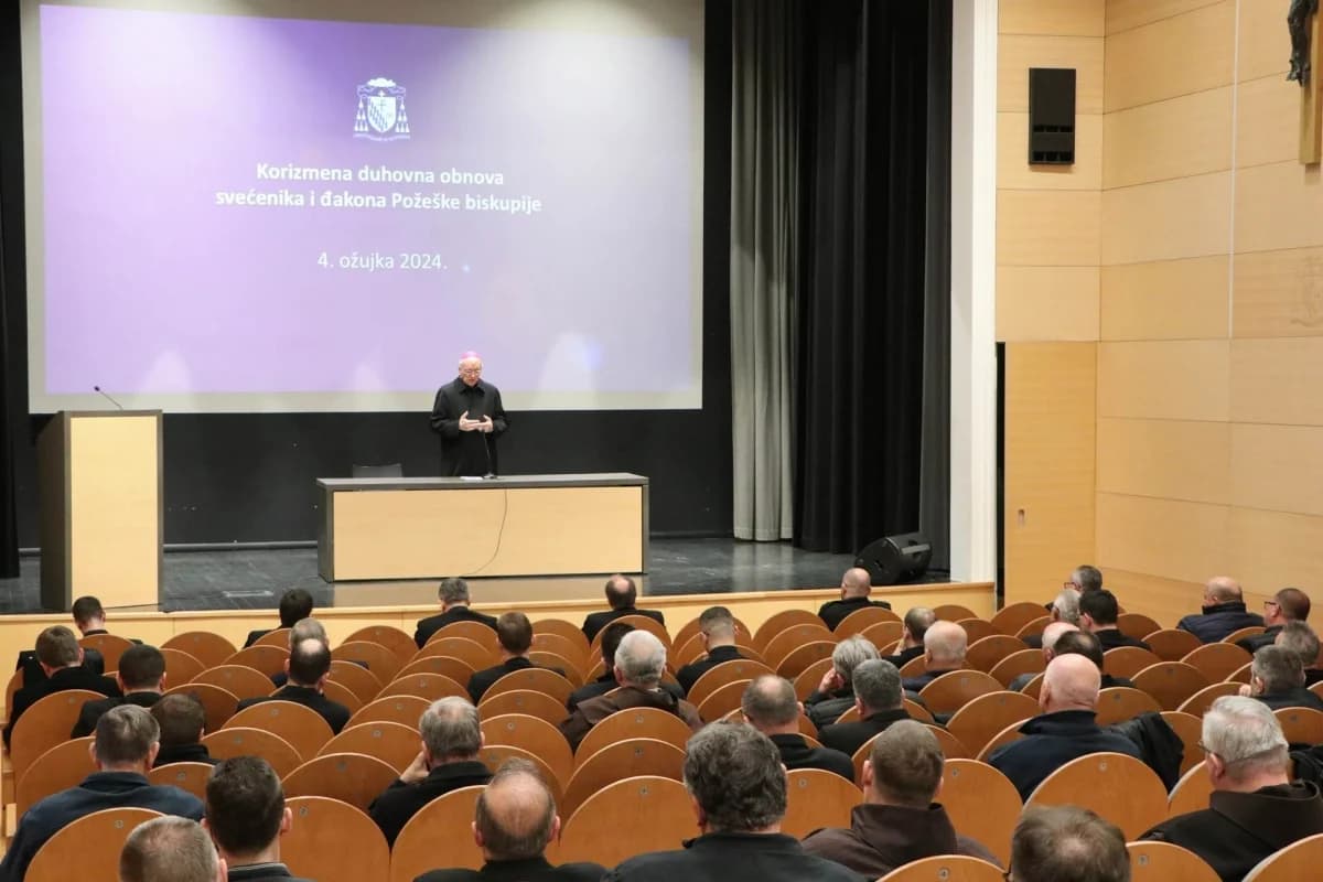 Korizmena duhovna obnova za svećenike i đakone u Požeškoj biskupiji