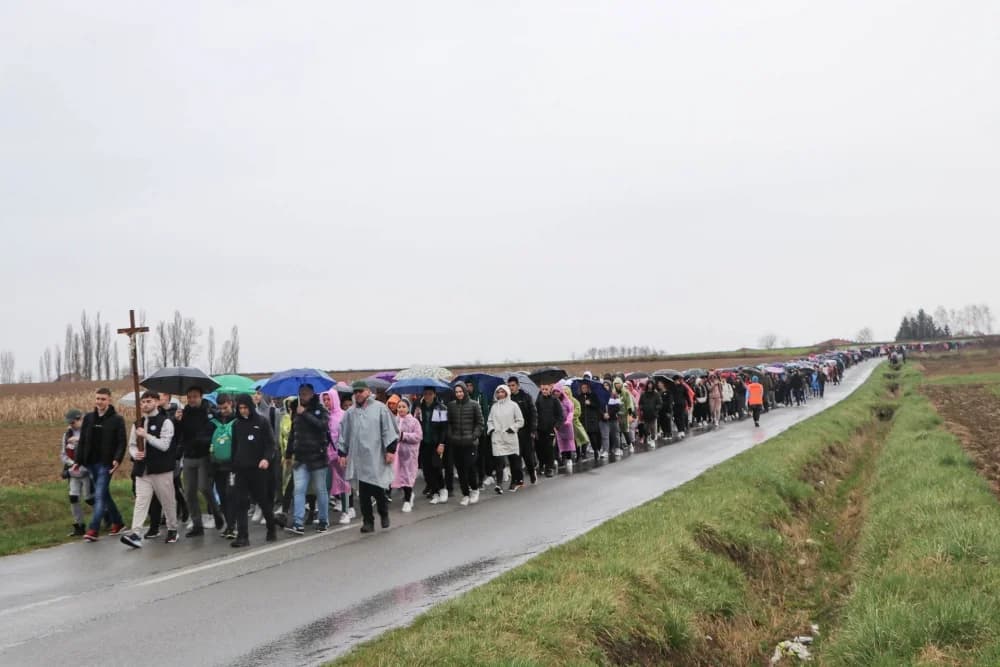 Velika fotogalerija  XXV. križog puta mladih Požeške biskupije