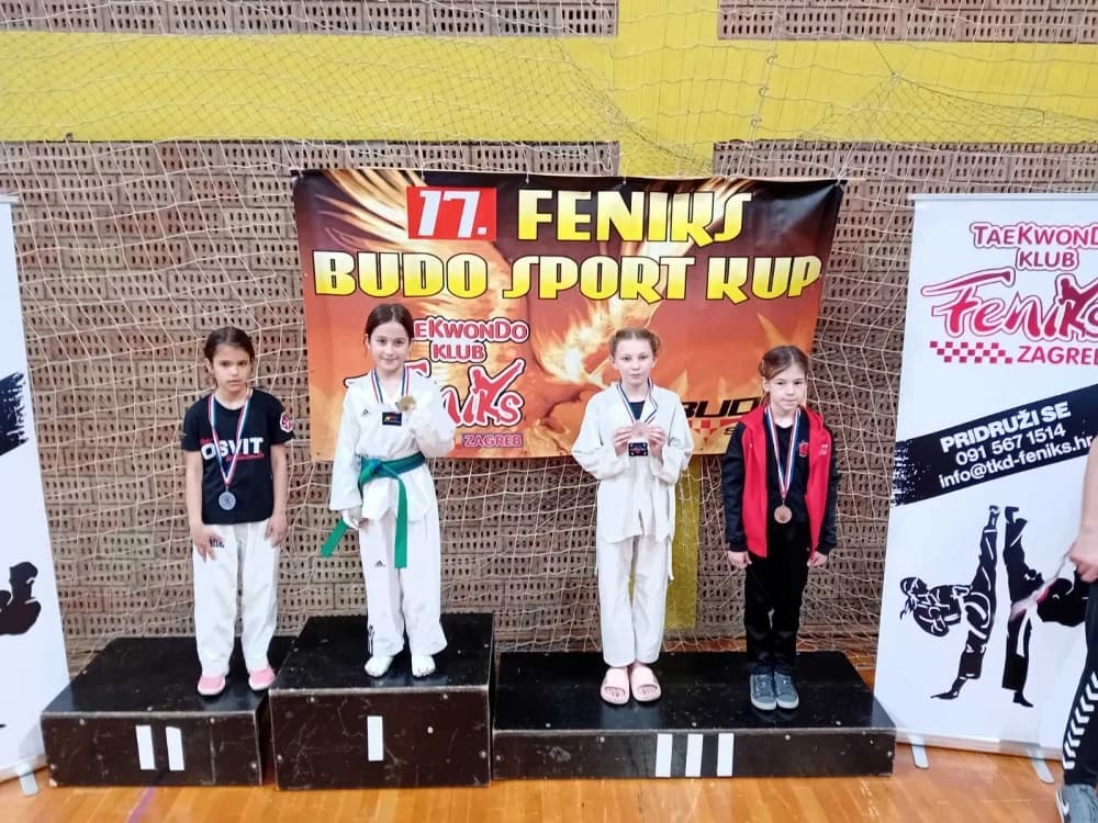 TKD Klub Velika: Klara Pavlović osvojila zlato na Taekwon-do kupu u Zagrebu