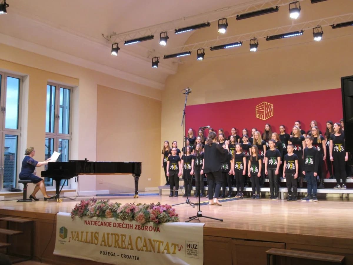 850 mladih pjevača odmjerilo vještine na Međunarodnom natjecanju Vallis aurea cantat u Požegi
