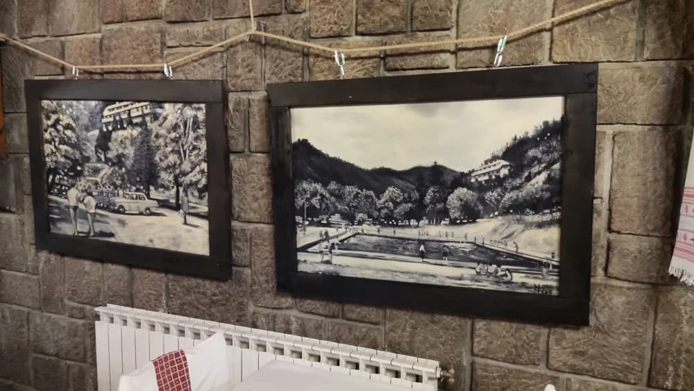 Velički bazeni osvanuli na slikarskom platnu