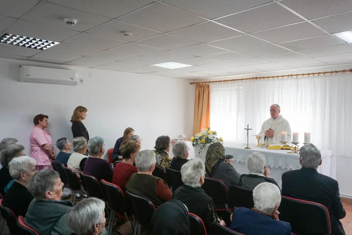 Misa na Uskrsni ponedjeljak u Domu za starije i nemoćne u Velikoj