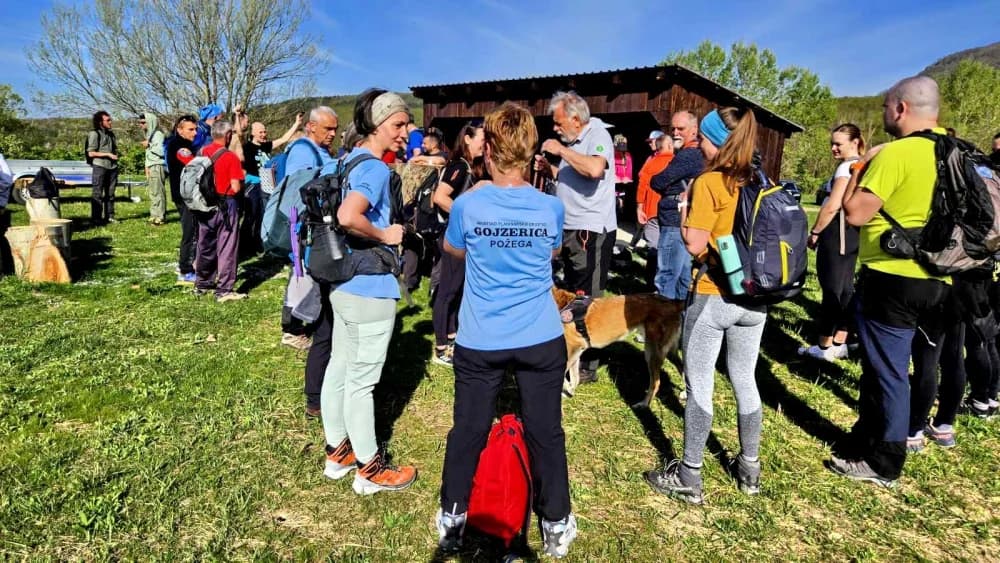 FOTO: Terenska vježba 6. Opće planinarske škole u HPD Gojzerica Požega 