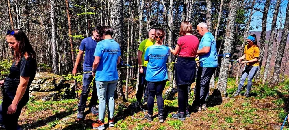 FOTO: Terenska vježba 6. Opće planinarske škole u HPD Gojzerica Požega 