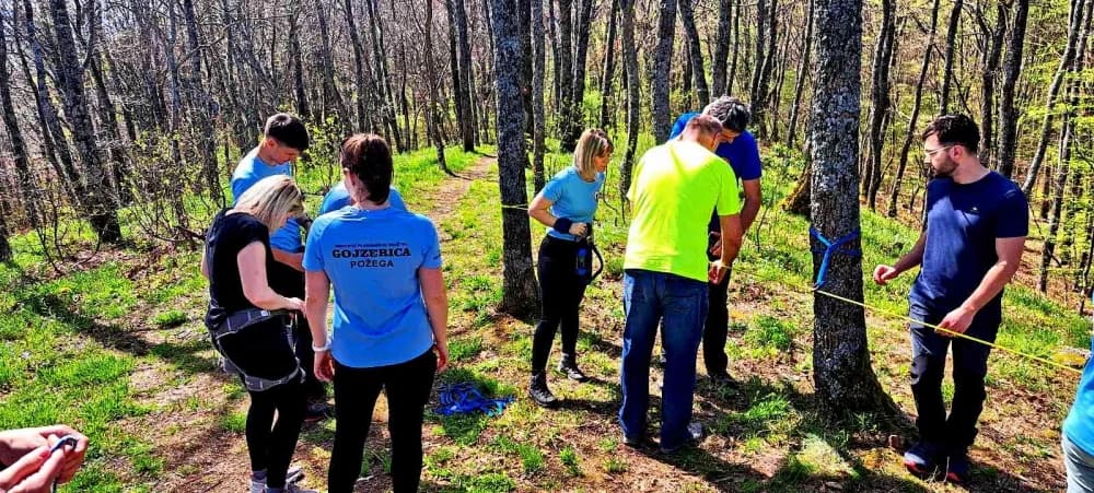 FOTO: Terenska vježba 6. Opće planinarske škole u HPD Gojzerica Požega 