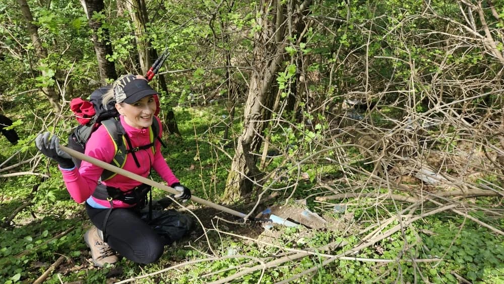 FOTO: Zajednička akcija požeških planinarskih društava – Eko akcija za zeleni Papuk