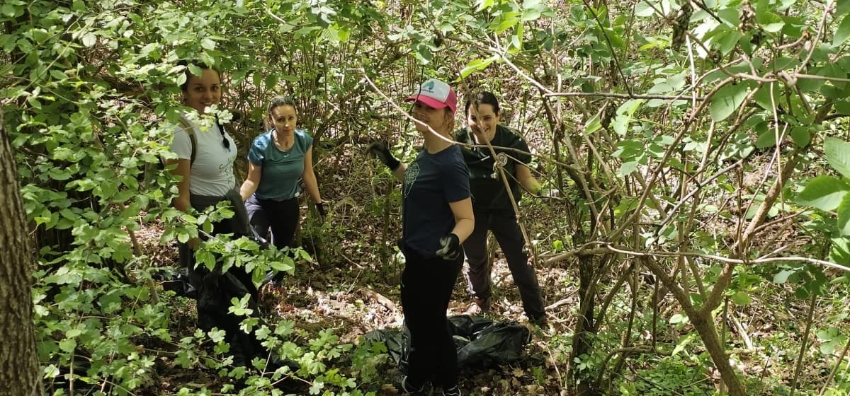 FOTO: Zajednička akcija požeških planinarskih društava – Eko akcija za zeleni Papuk