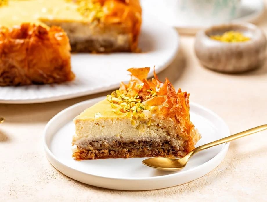 Cheesecake baklava