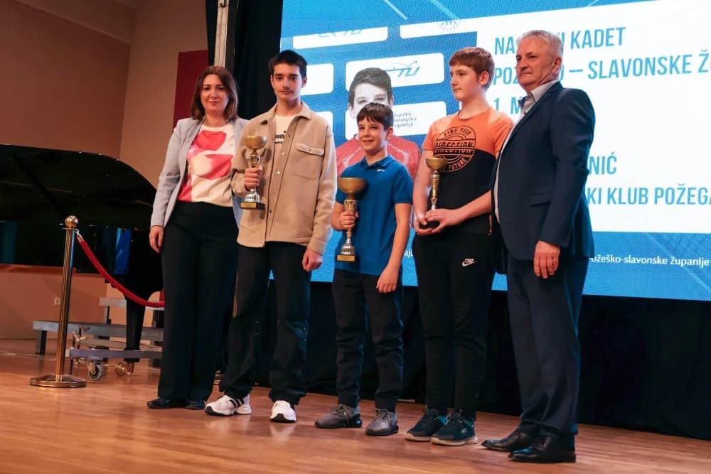 foto: Proglašenje najboljih sportaša za 2023. godinu u Požeško-slavonskoj županiji