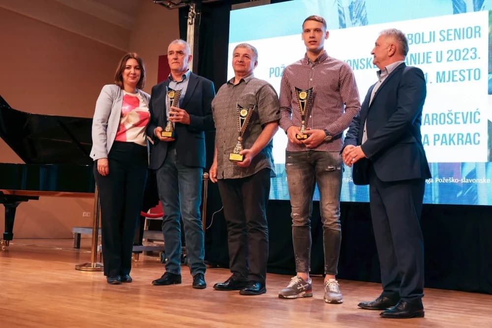 foto: Proglašenje najboljih sportaša za 2023. godinu u Požeško-slavonskoj županiji