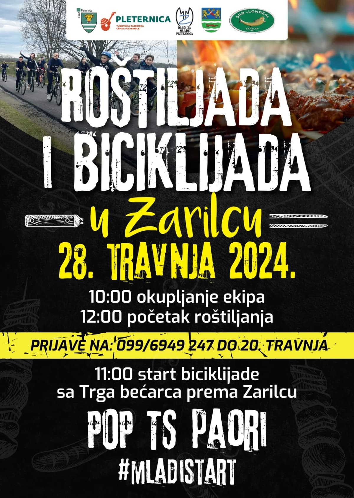 Roštiljada i biciklijada u Zarilcu: „Želimo ponovno pružiti jedan poseban događaj našim stanovnicima i gostima Pleternice.“