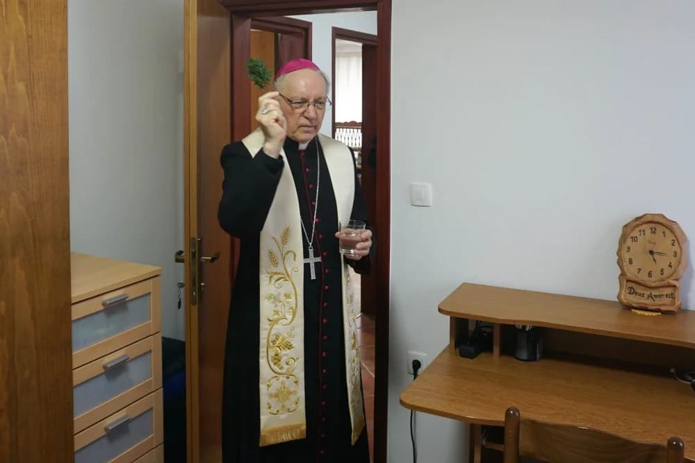 Blagoslov novouređene samostanske zgrade sestara milosrdnica u Požegi