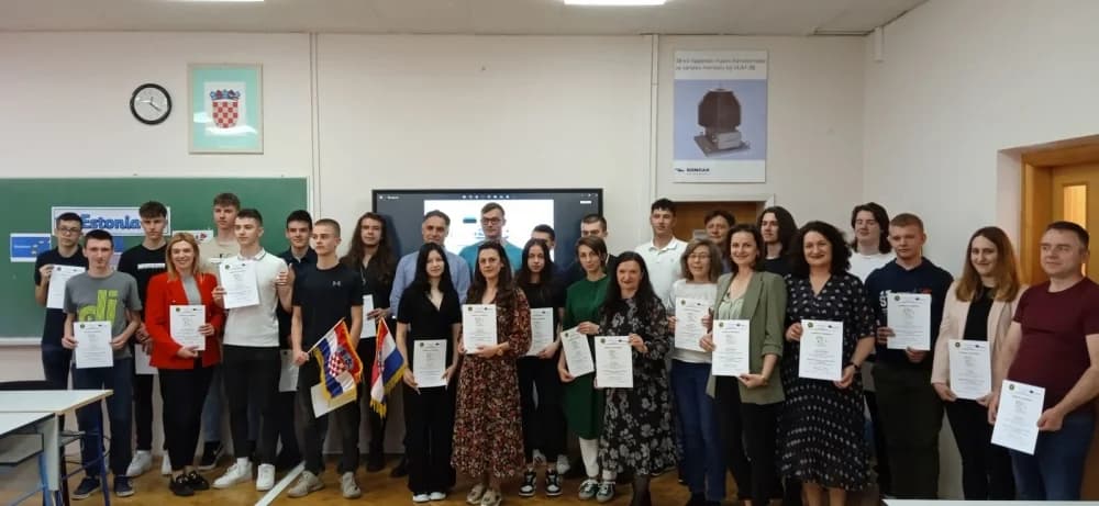 FOTO: Dolazna Erasmus grupna mobilnost učenika iz Estonije u Tehničku školu