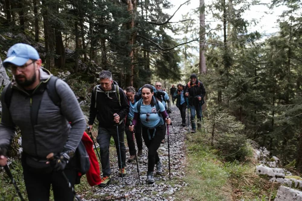 FOTO: „Maturalac“ polaznika 6. opće planinarske škole HPD Gojzerica Požega u Gorskom kotaru