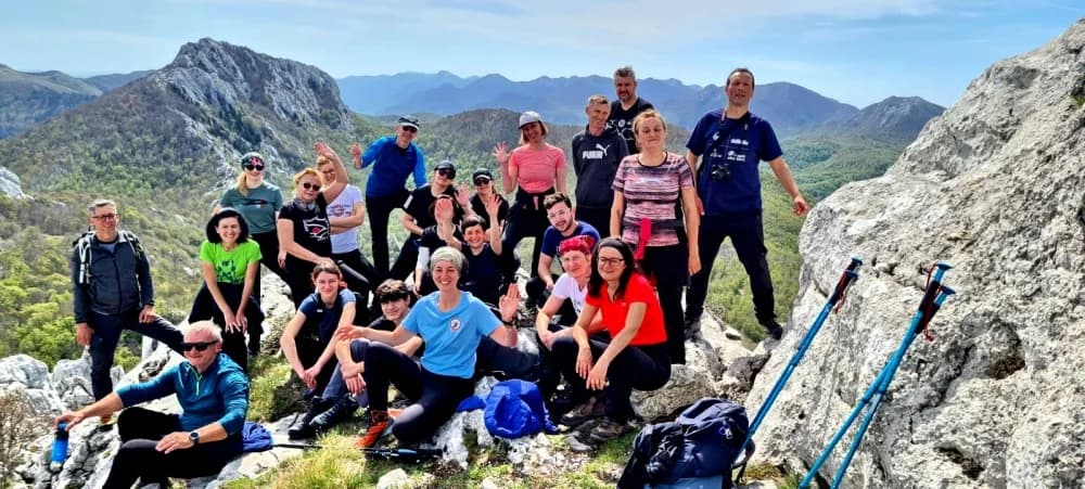 HPD Gojzerica i HPD Strmac Nova Gradiška na zajedničkom izletu na Srednji Velebit