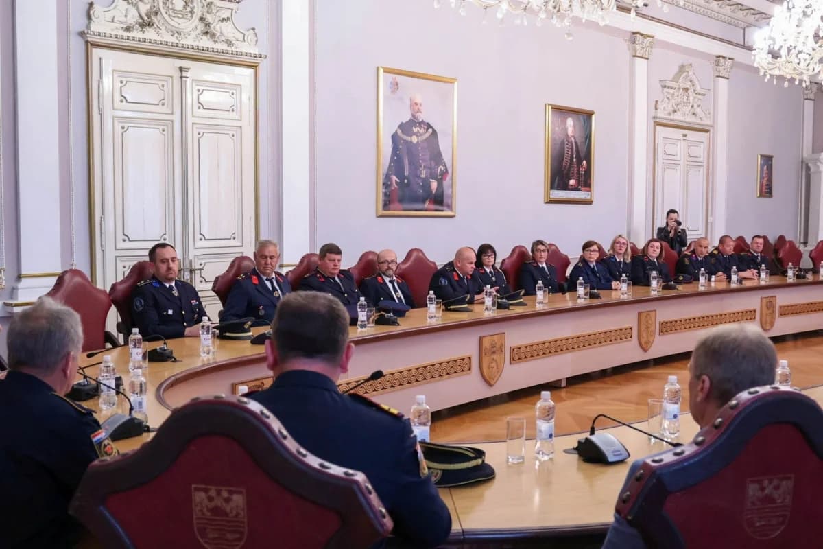 Prijem vatrogasaca u prigodi blagdana svetog Florijana: „Vi ste tkivo zajednice, ljudi koji ne biraju ni trenutak ni prioritete“