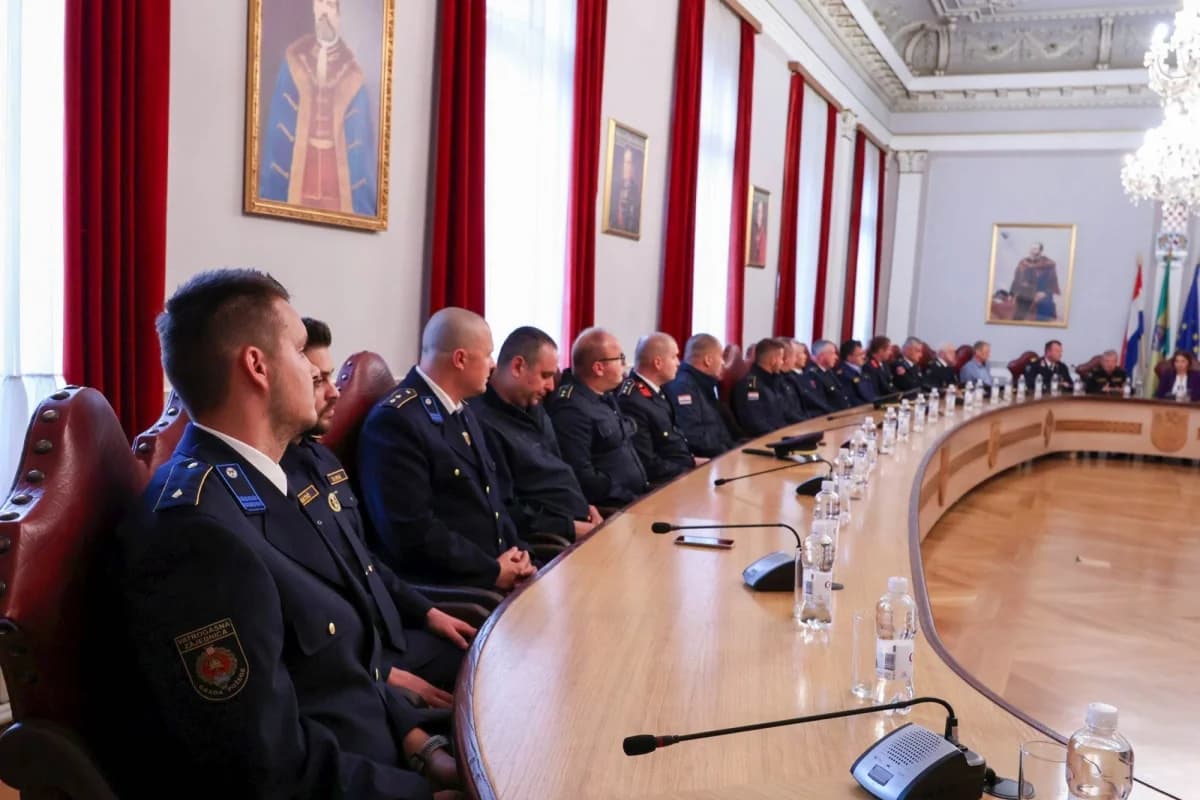 Prijem vatrogasaca u prigodi blagdana svetog Florijana: „Vi ste tkivo zajednice, ljudi koji ne biraju ni trenutak ni prioritete“
