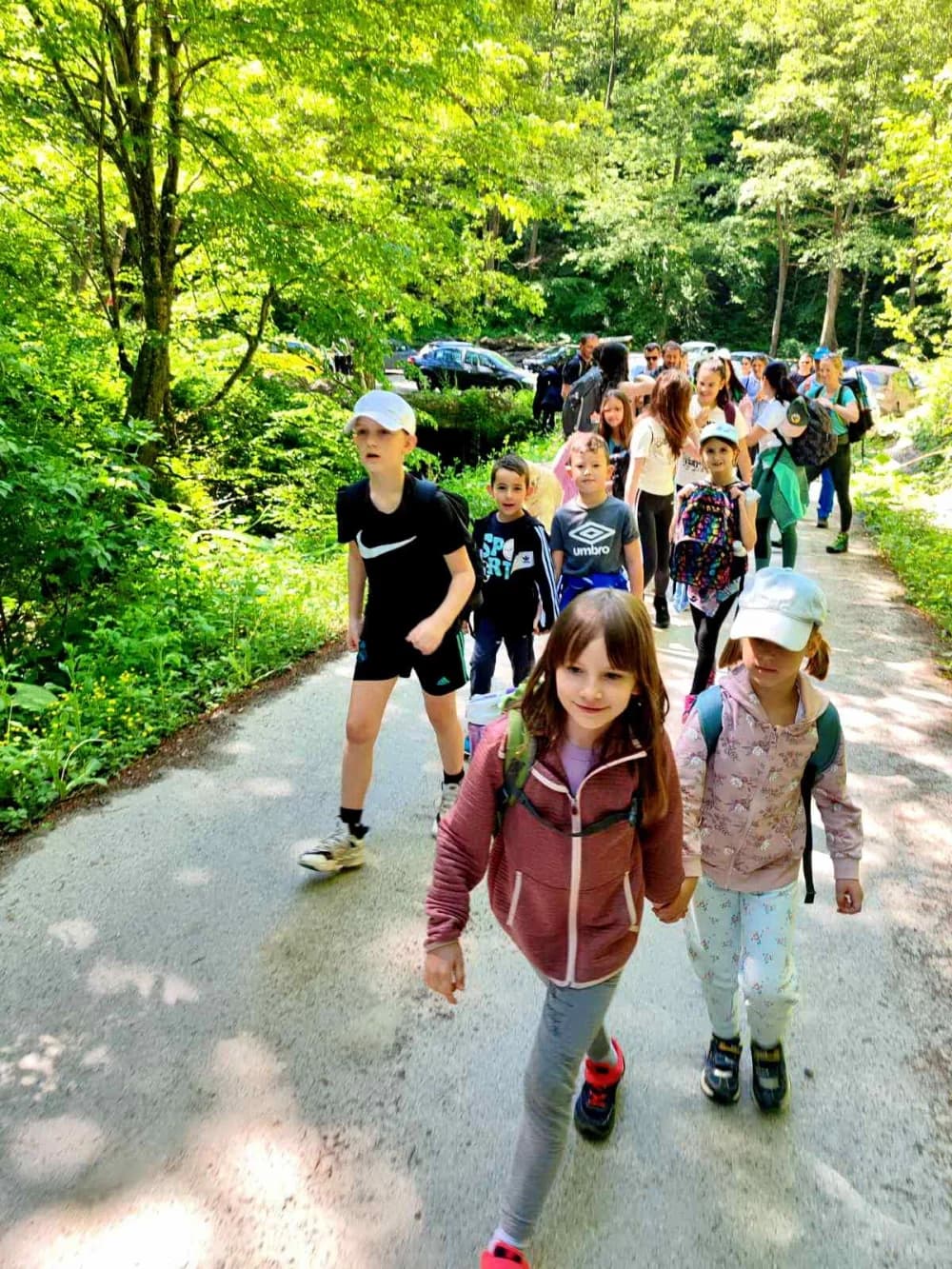Djeca planinari jučer na izletu na Trišnjicu