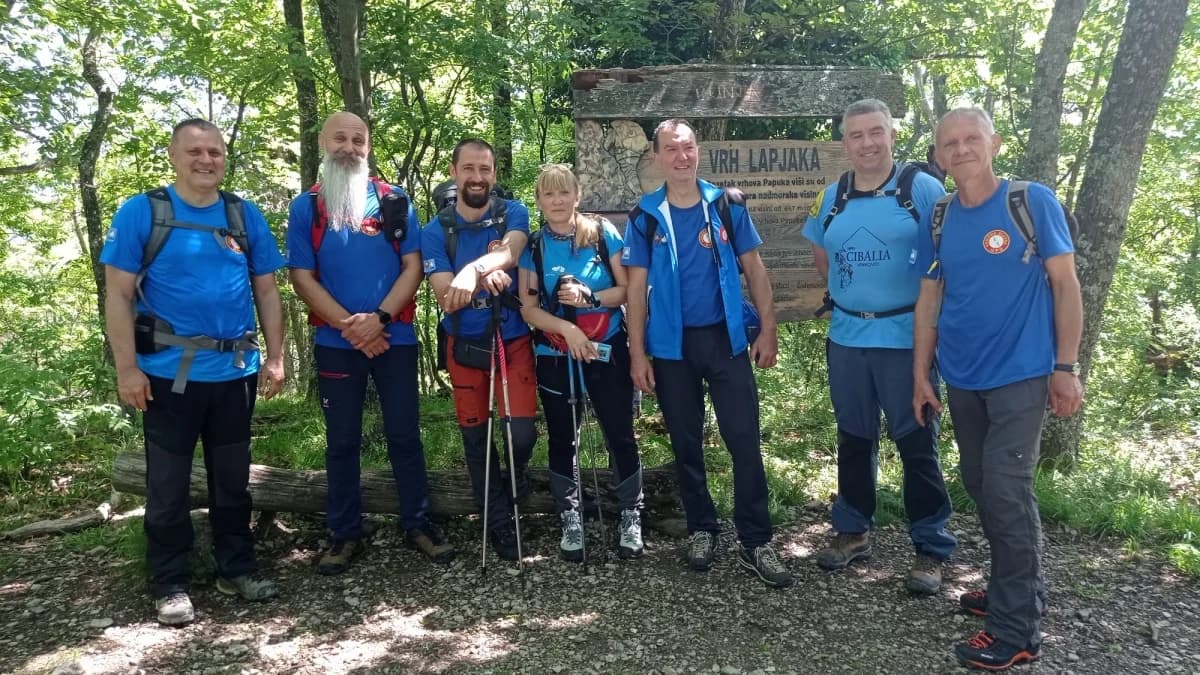 Vježba orijentacije i vođenja u PD ’Lapjak’