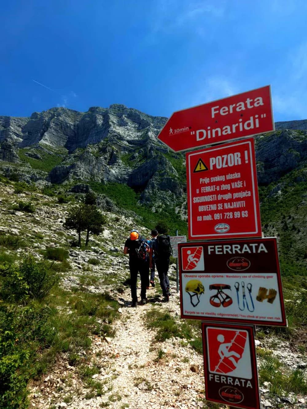 HPD Gojzerica na krovu Hrvatske, dinarskom vrhu Sinjal