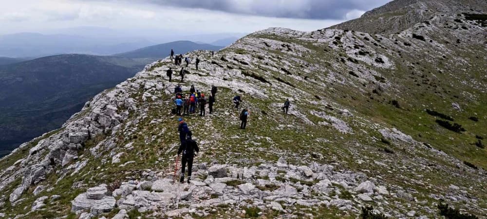 HPD Gojzerica na krovu Hrvatske, dinarskom vrhu Sinjal
