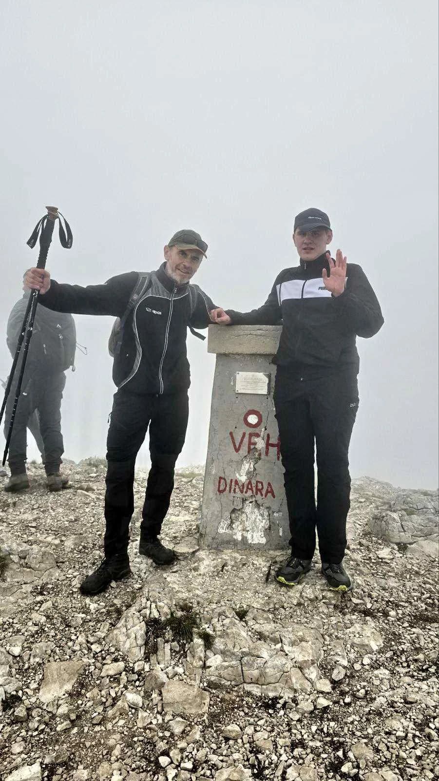 HPD Gojzerica na krovu Hrvatske, dinarskom vrhu Sinjal