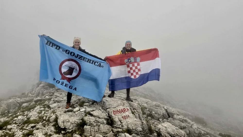 HPD Gojzerica na krovu Hrvatske, dinarskom vrhu Sinjal
