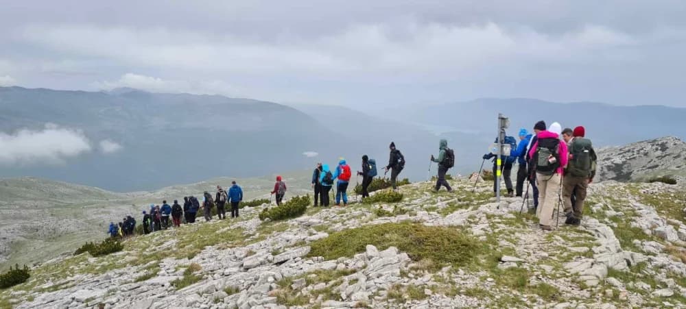 HPD Gojzerica na krovu Hrvatske, dinarskom vrhu Sinjal