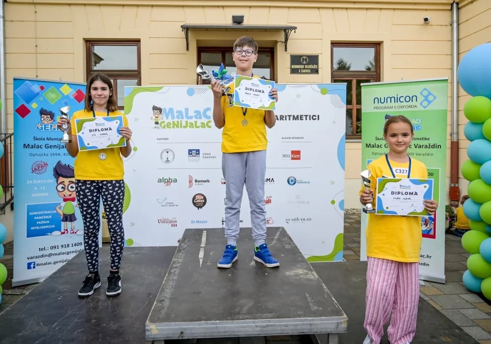 Malci Genijalci osvajaju državu mentalnom aritmetikom: Požegi donijeli 6 medalja