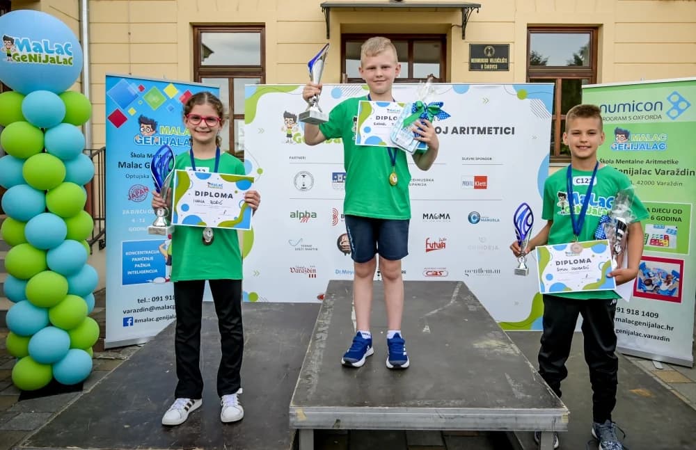 Malci Genijalci osvajaju državu mentalnom aritmetikom: Požegi donijeli 6 medalja