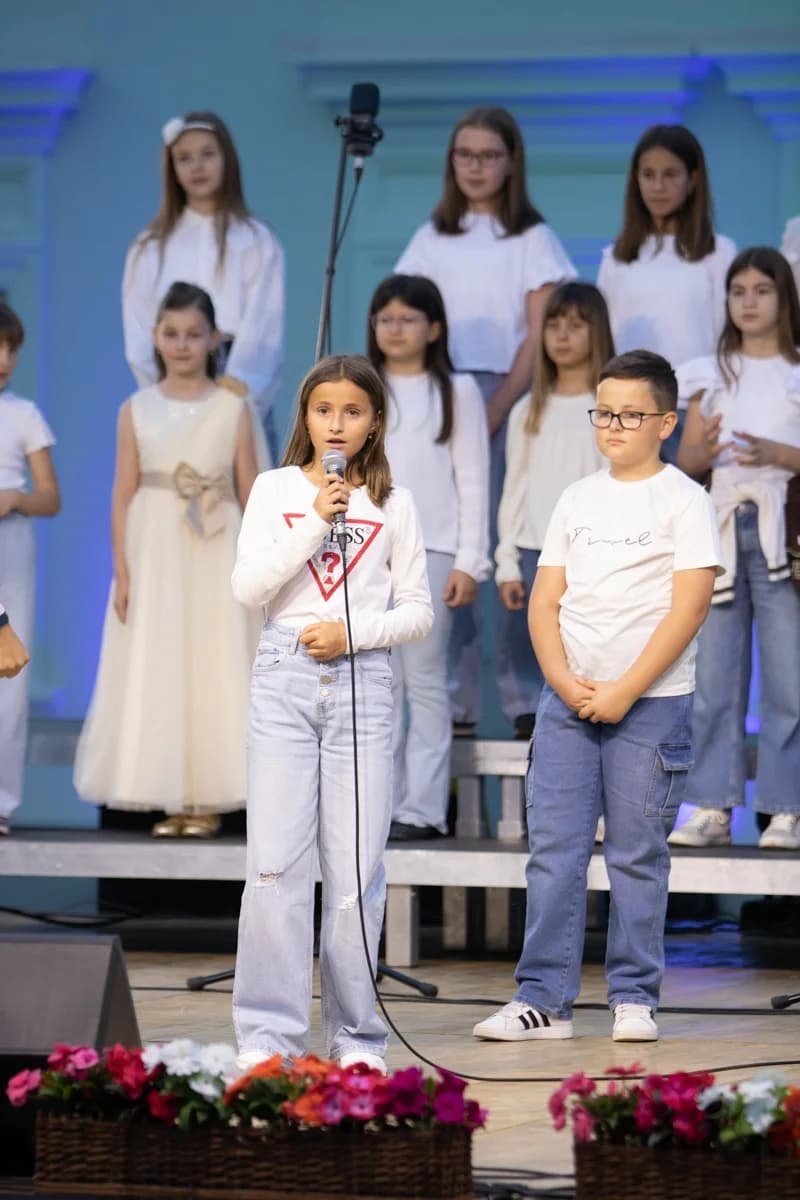 Koncertom ispred katedrale požeška Glazbena škola zaokružila bogatu koncertnu sezonu
